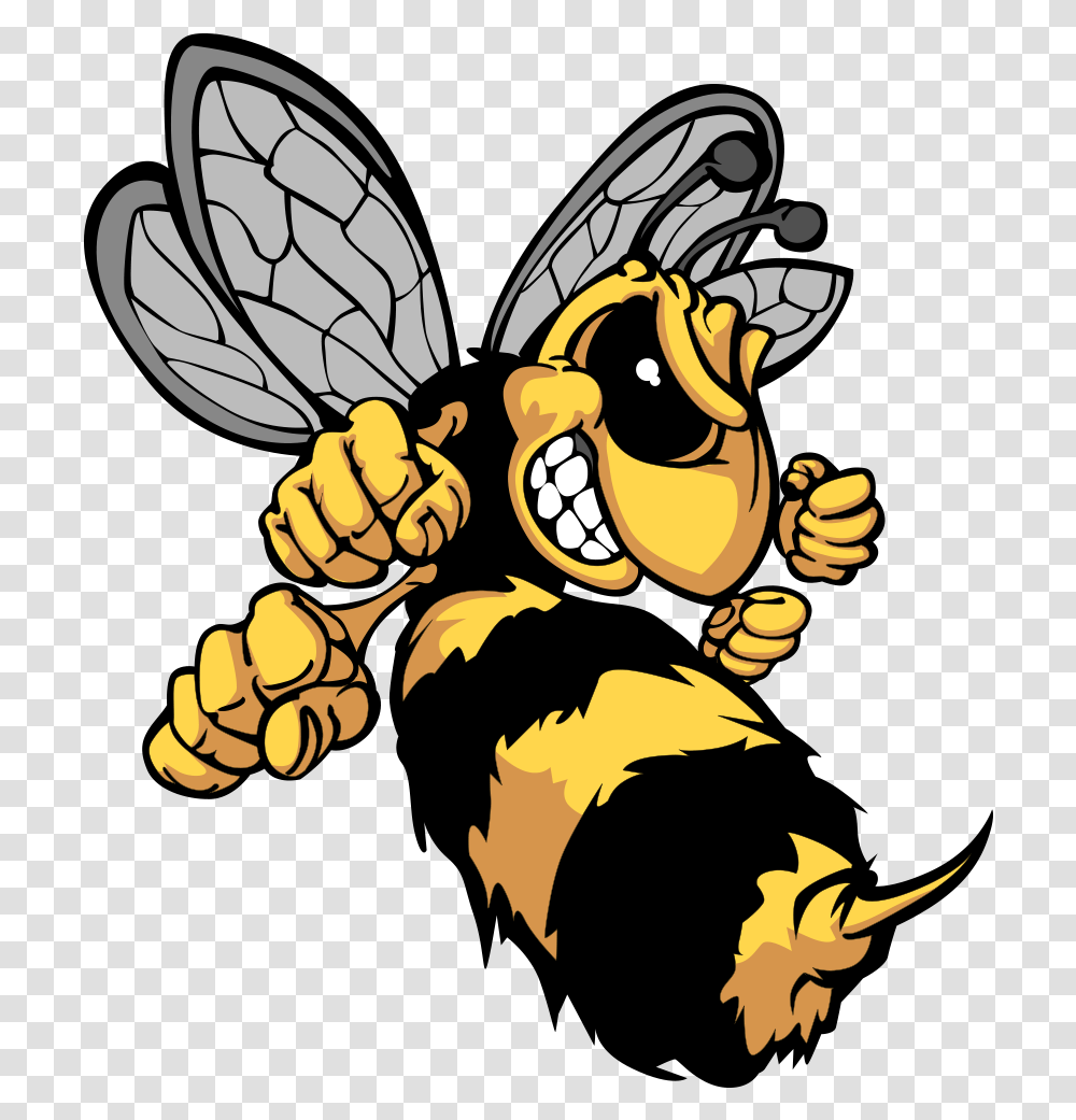 Bee Cartoon Clip Art Fist Head Bumblebee Hornets Cartoon, Wasp, Insect, Invertebrate, Animal Transparent Png