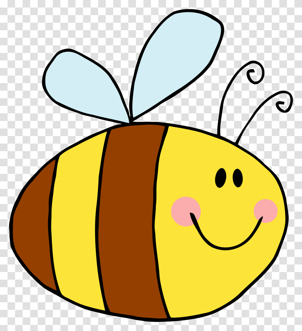 Bee Cartoon Cute Bee Clipart, Label, Sticker, Pillow Transparent Png