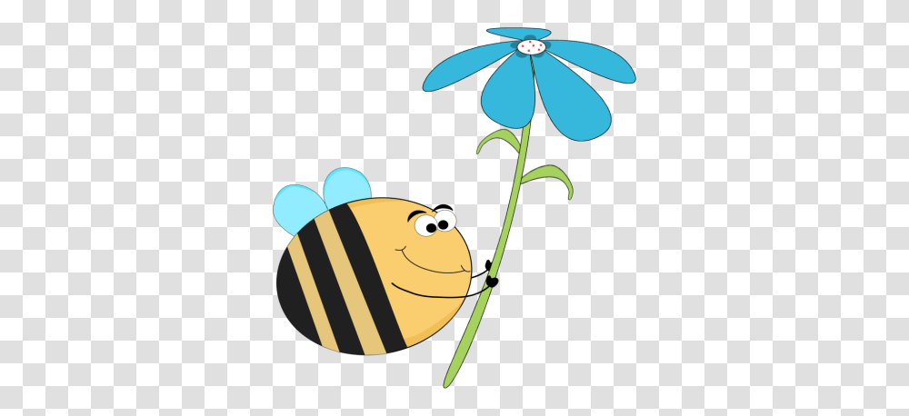 Bee Clip Art, Animal, Plant, Flower, Blossom Transparent Png