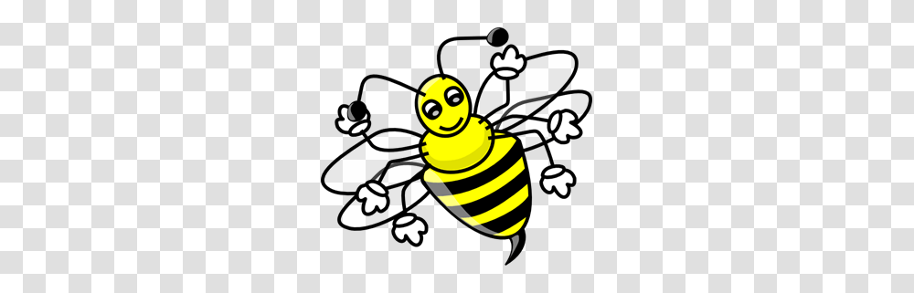 Bee Clip Art For Web, Honey Bee, Insect, Invertebrate, Animal Transparent Png