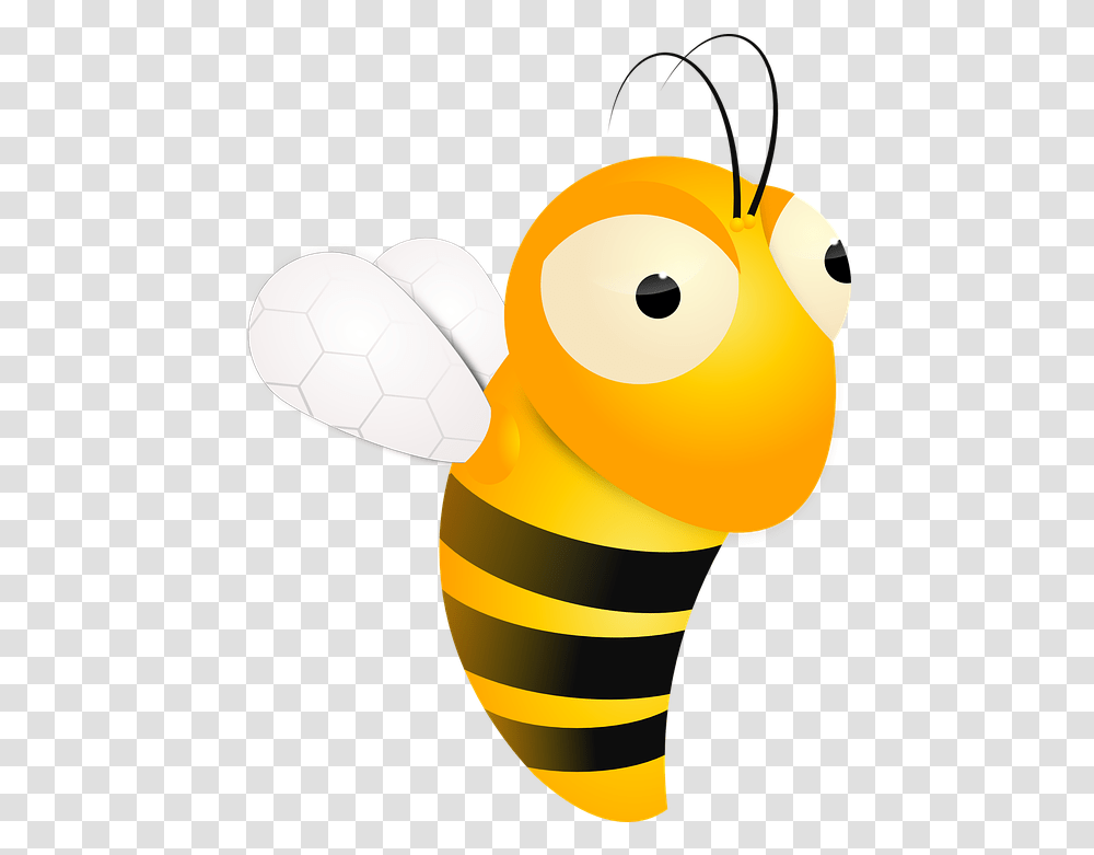 Bee Clip Art Insect Animation Bee Moving Animated Honey Bee, Soccer Ball, Football, Team Sport, Sports Transparent Png