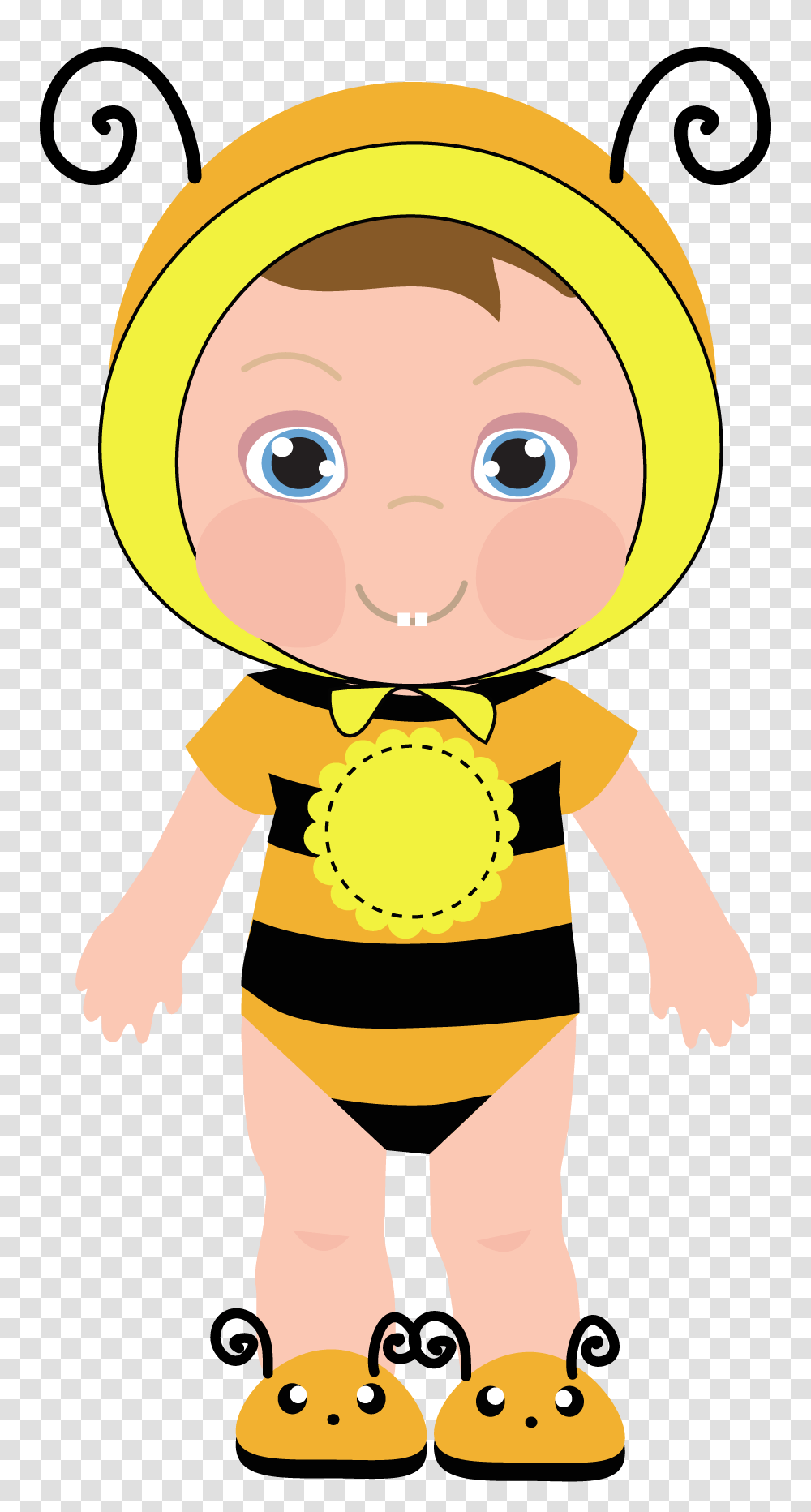 Bee Clipart Baby Girl, Gold, Female, Face, Trophy Transparent Png