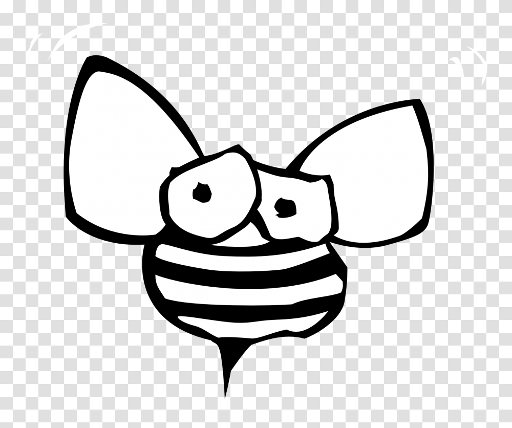 Bee Clipart Black And White, Stencil, Sunglasses, Accessories, Accessory Transparent Png