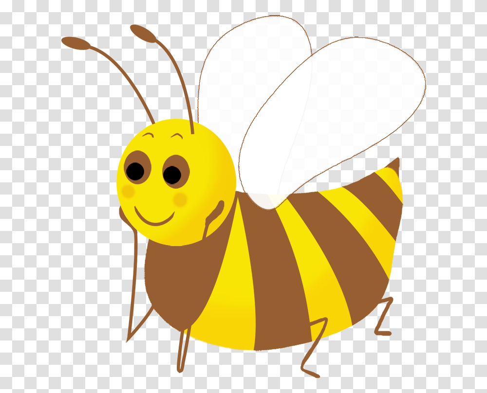 Bee Clipart Honey Bee Clipart, Insect, Invertebrate, Animal, Apidae Transparent Png