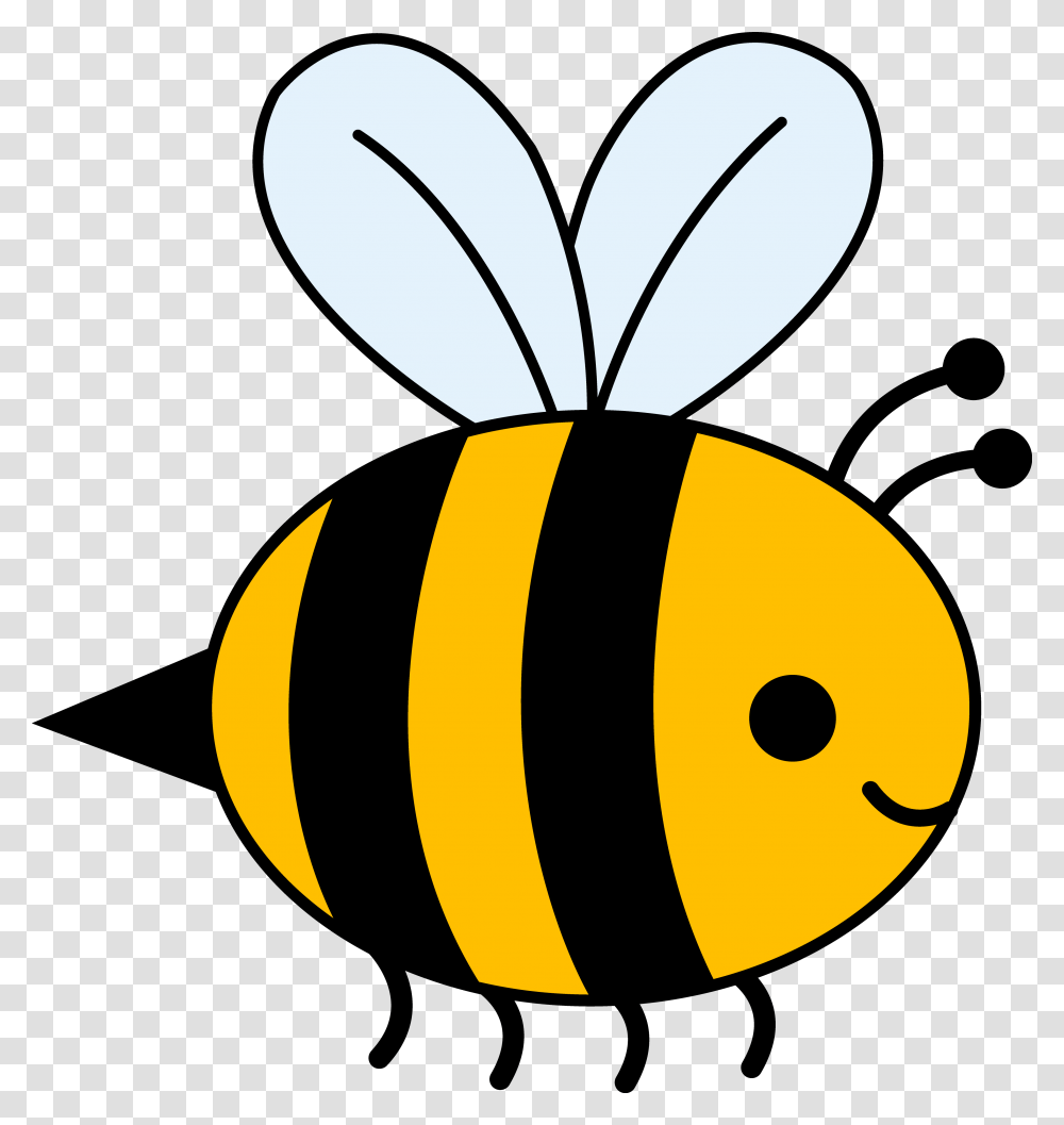 Bee Clipart Path, Honey Bee, Insect, Invertebrate, Animal Transparent Png
