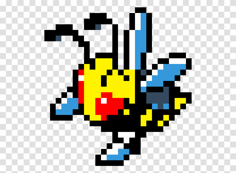 Bee Drill Clipart Beedrill Pixel Art, First Aid, Pac Man Transparent Png