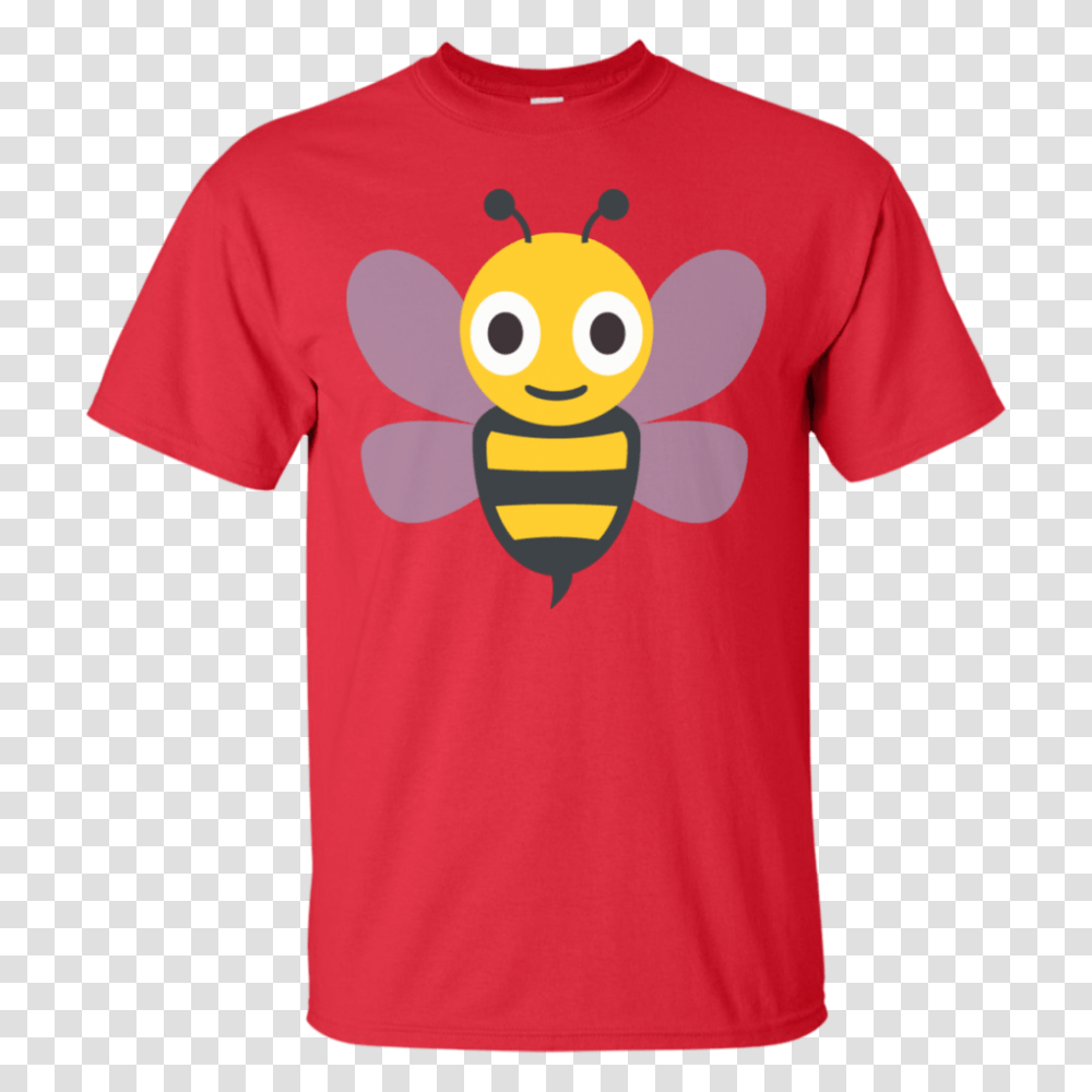 Bee Emoji T Shirt That Merch Store, Apparel, T-Shirt, Hand Transparent Png