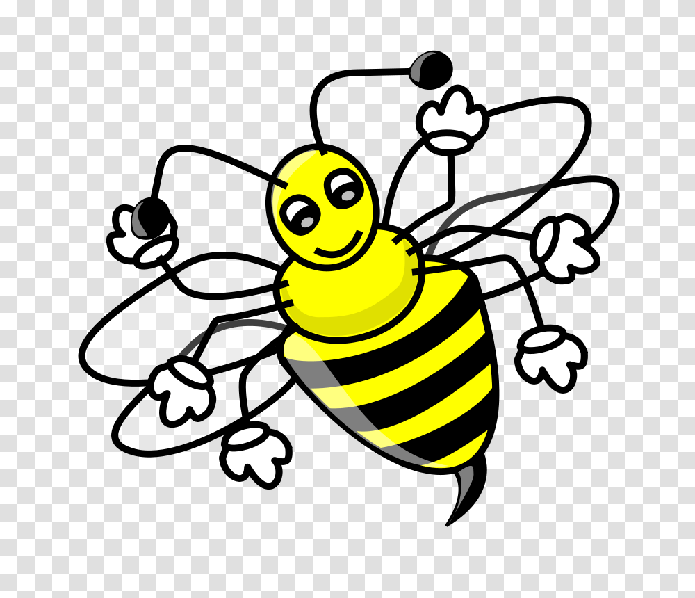Bee Free Stock Photo Illustration Of A Cartoon Bee, Wasp, Insect, Invertebrate, Animal Transparent Png