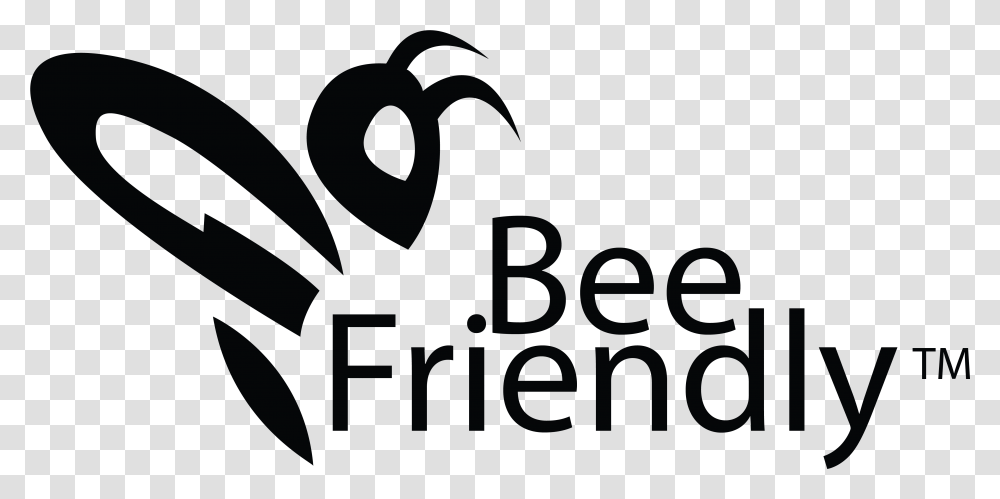 Bee Friendly Logo Bee Black Logo, Alphabet, Ampersand Transparent Png