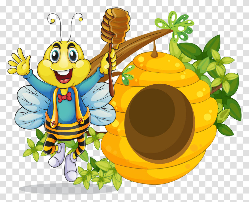 Bee Hive Clipart, Outdoors, Plant, Food Transparent Png
