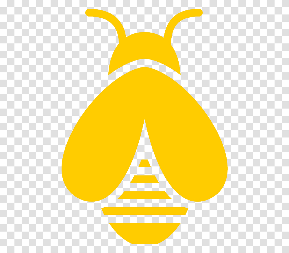 Bee Icon Stacked Happy Birthday Busy Bee, Apparel, Triangle Transparent Png