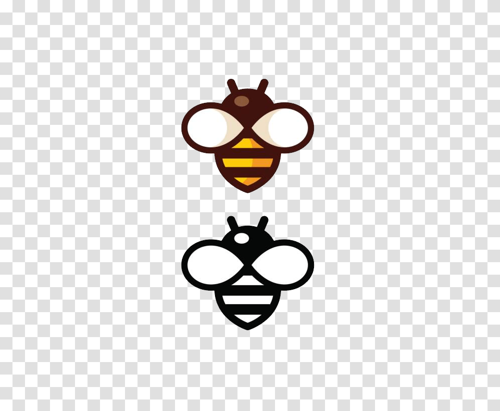 Bee, Insect, Label, Sticker Transparent Png