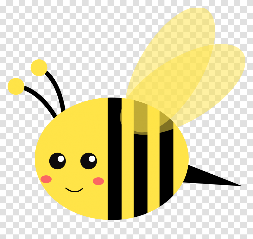 Bee, Insect, Light, Label Transparent Png