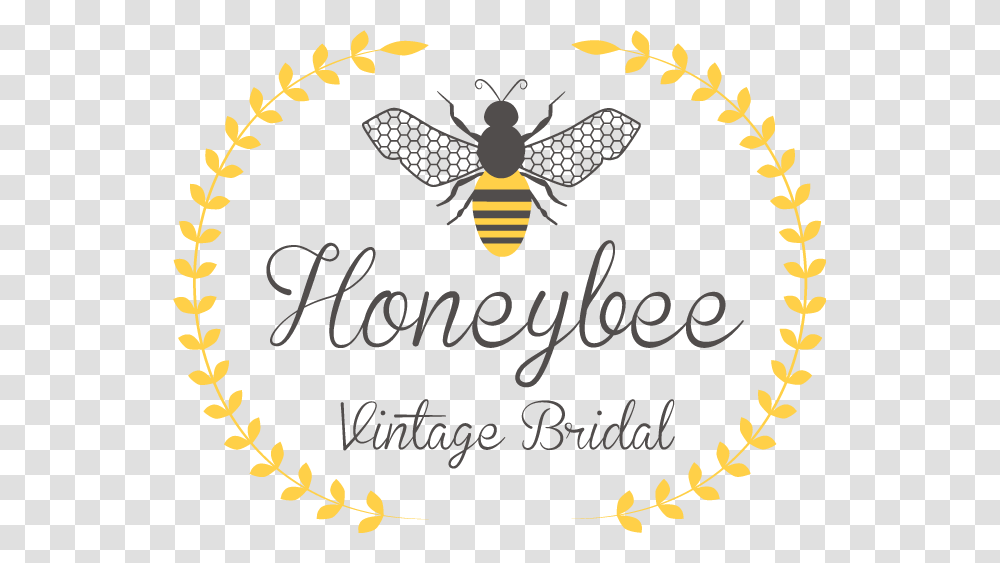 Bee Logo Vintage Bees Logo, Wasp, Insect, Invertebrate, Animal Transparent Png
