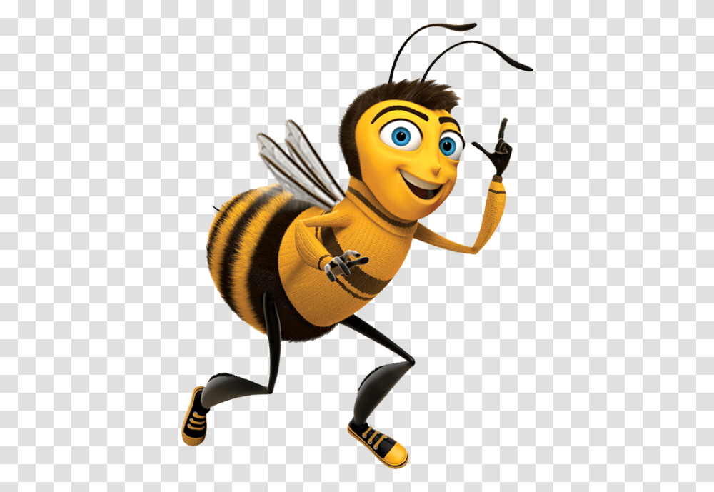 Bee Movie Bee From The Bee Movie, Animal, Insect, Invertebrate, Honey Bee Transparent Png