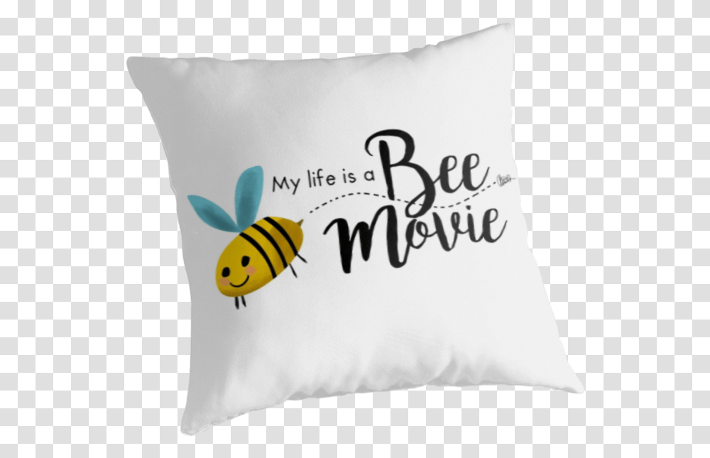 Bee Movie Cushion Cushion, Pillow Transparent Png