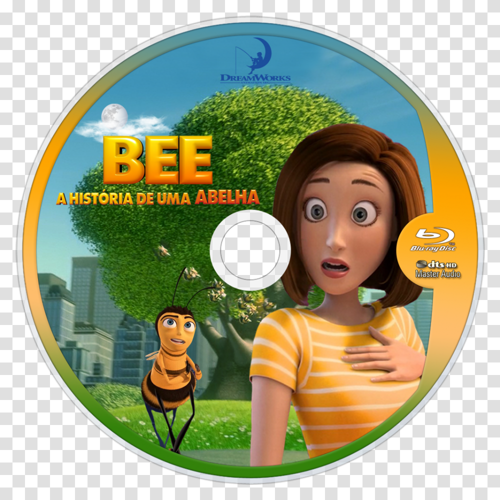 Bee Movie Fanart Fanarttv Dreamworks Animation, Disk, Dvd, Person, Human Transparent Png