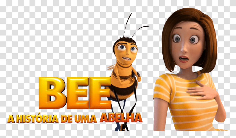 Bee Movie Image B Benson Bee Movie Stickers, Person, Human, Doll, Toy Transparent Png