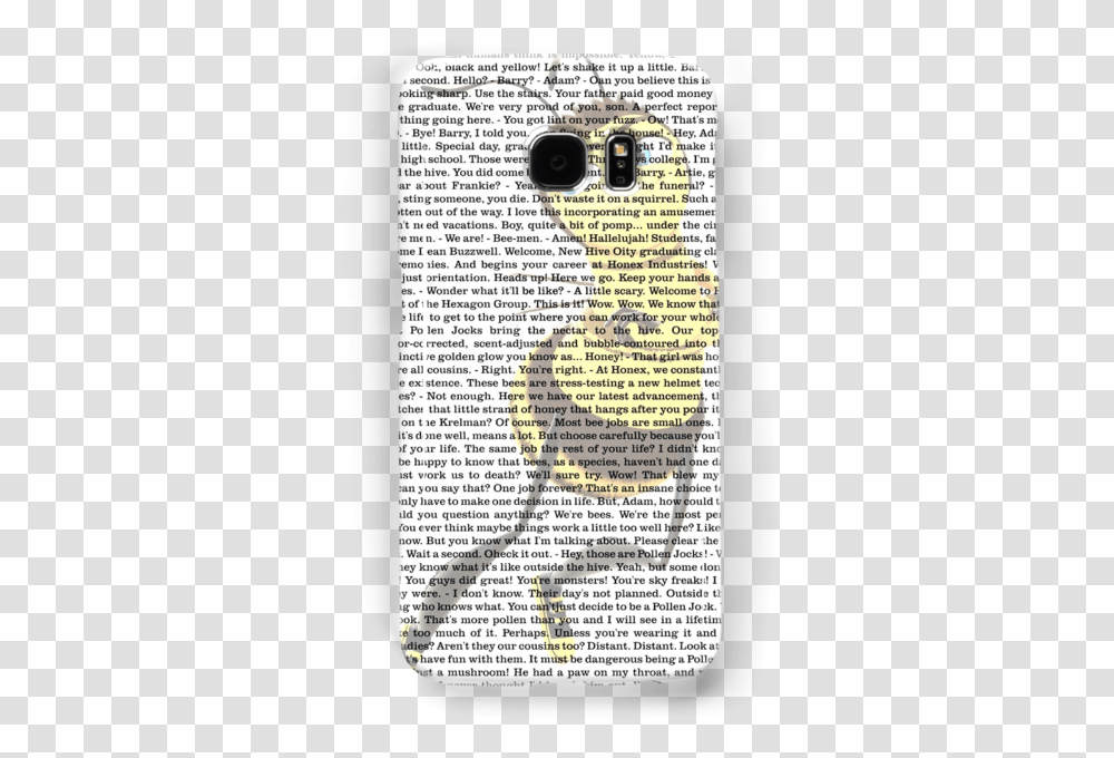 Bee Movie Script Small, Word, Page, Flyer Transparent Png
