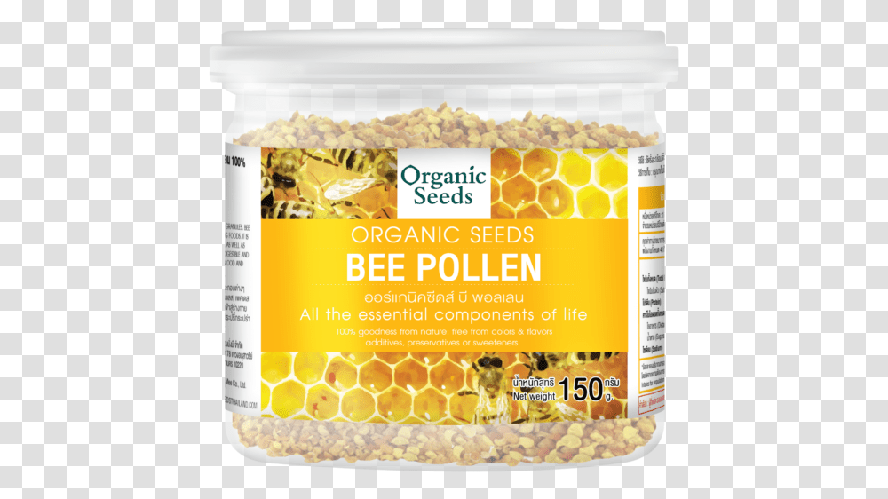 Bee Pollen Broccoli, Food, Snack, Jar, Popcorn Transparent Png