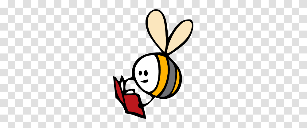 Bee Reading Clipart Clip Art Images, Animal, Insect, Invertebrate, Wasp Transparent Png
