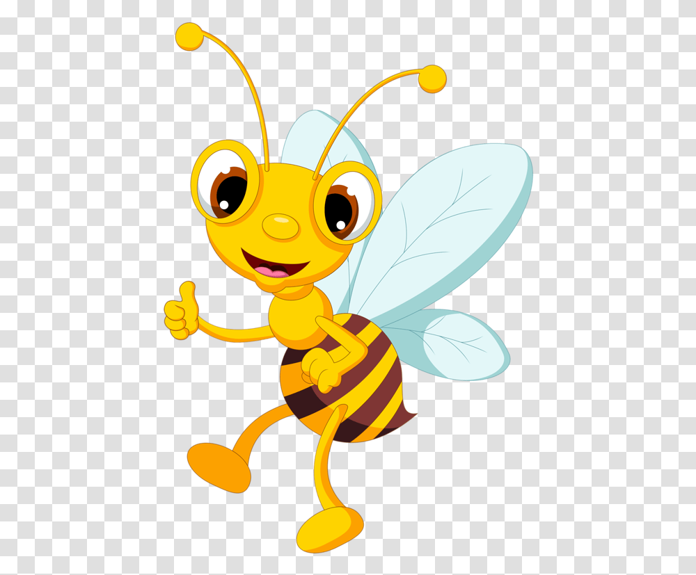 Bee Royalty Free Vector Graphics Illustration Cartoon Bee Cartoon Thumbs Up, Insect, Invertebrate, Animal, Wasp Transparent Png
