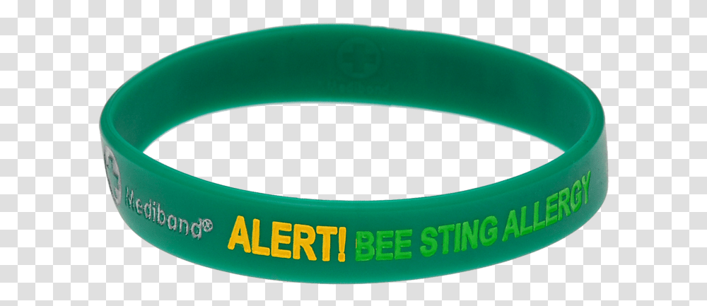 Bee Sting Allergy Warning Bracelets Bracelet, Label, Tape, Jewelry Transparent Png