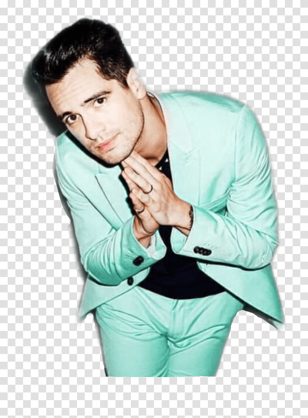 Beebo Beebourie Brendonurie Brendon Urie Suit Brendon Urie Into The Unknown, Person, Sleeve, Man Transparent Png