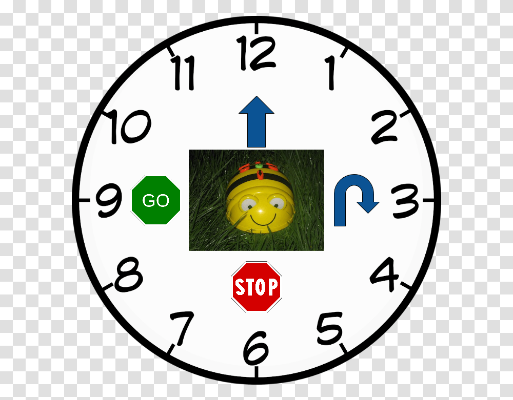 Beebotstime It's A Quarter To Six, Clock, Analog Clock, Wall Clock, Alarm Clock Transparent Png