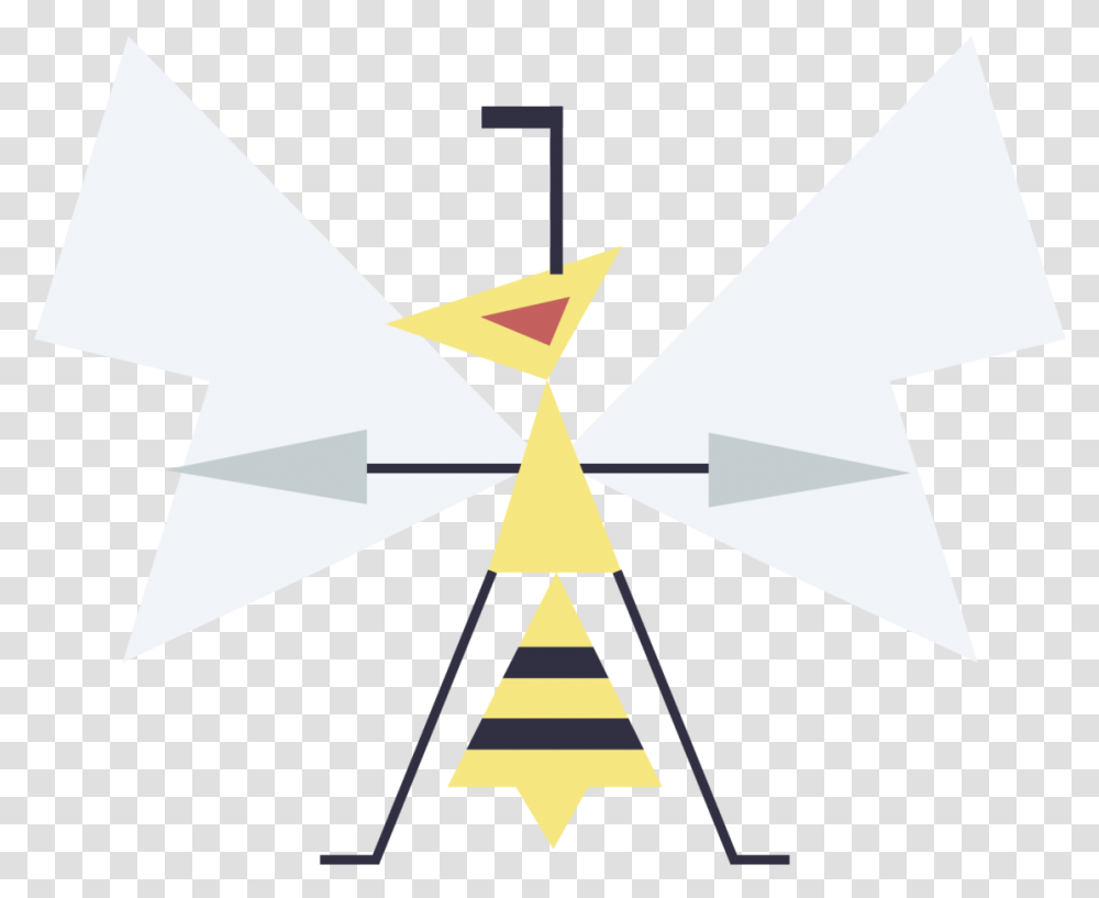 Beedrillbeedrill Is Extremely Territorial Triangle, Lighting, Ornament, Pattern, Cross Transparent Png
