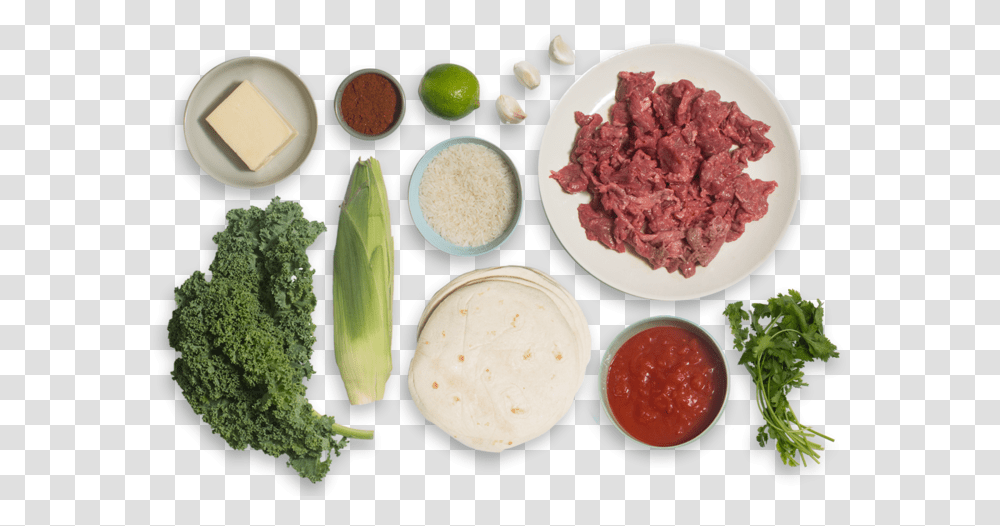 Beef Amp Summer Corn Enchiladas With Kale Amp Monterey Red Meat, Plant, Egg, Food, Vegetable Transparent Png