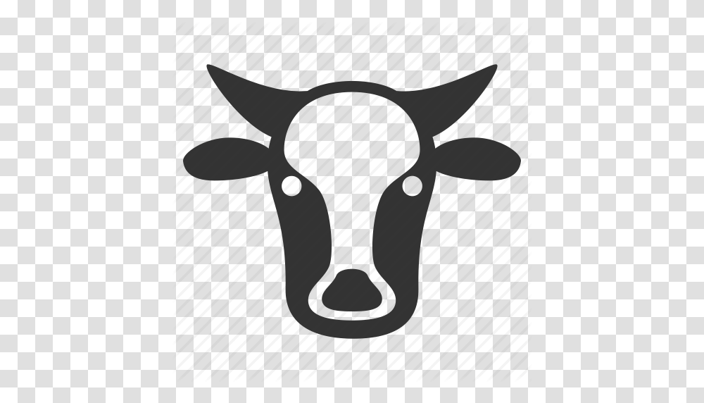 Beef Bull Cattle Cow Head Livestock Neat Ox Icon, Light, Airplane, Aircraft, Vehicle Transparent Png