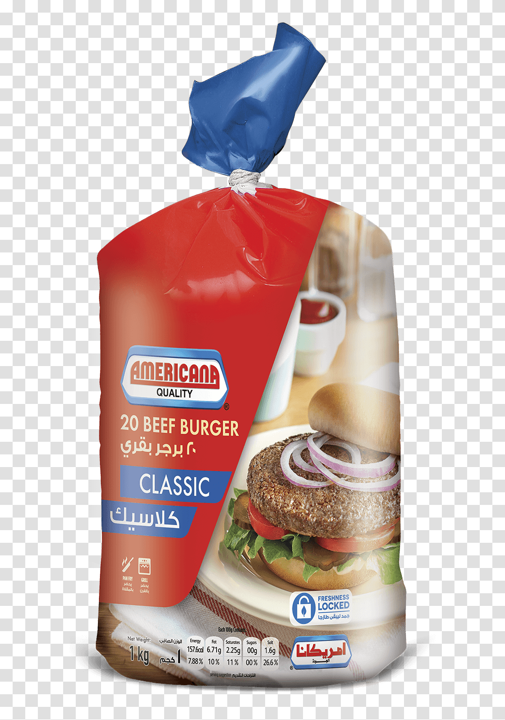 Beef Burger Americana, Food, Bottle, Ketchup, Plant Transparent Png