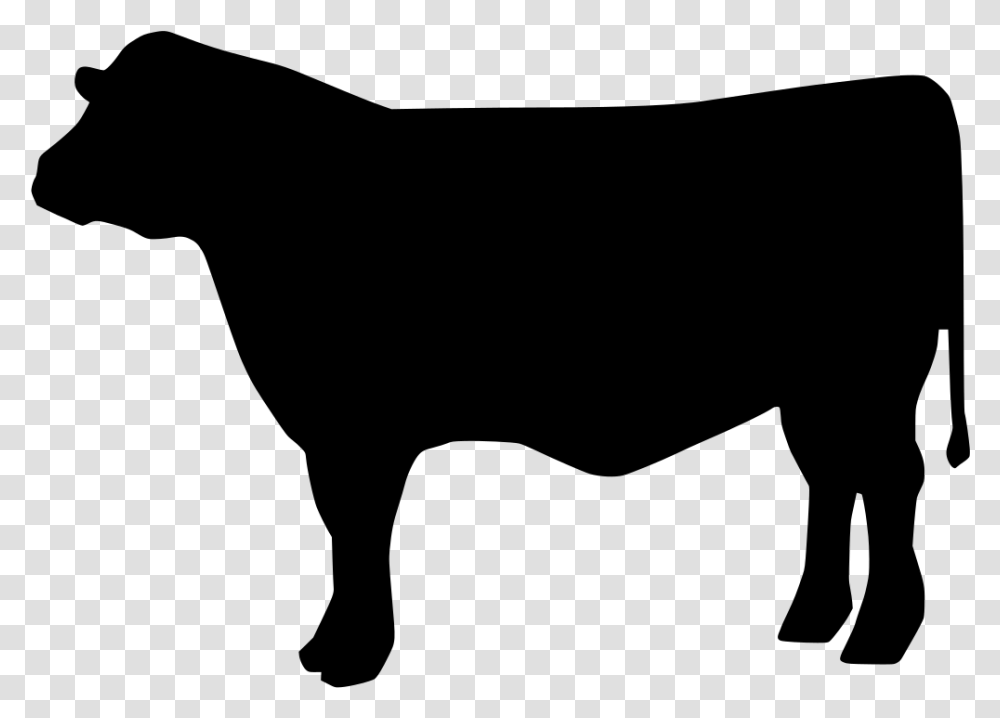 Beef Cattle Svg Clipart Download Beef Cow Svg File, Gray, World Of Warcraft Transparent Png