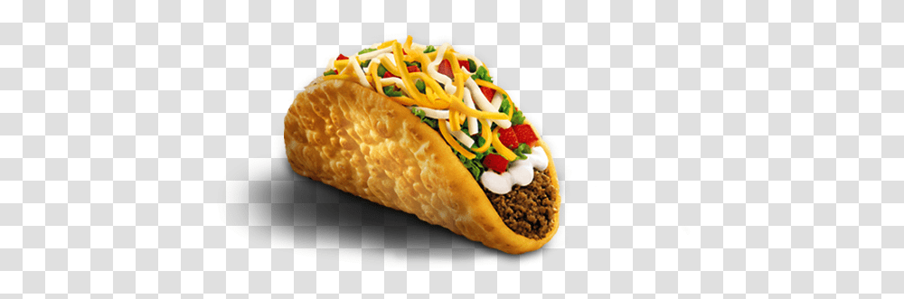 Beef Chalupa Supreme Taco Bell Food, Hot Dog Transparent Png