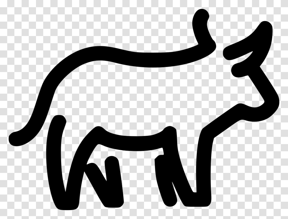 Beef Icon Free Download, Stencil, Mammal, Animal, Wildlife Transparent Png