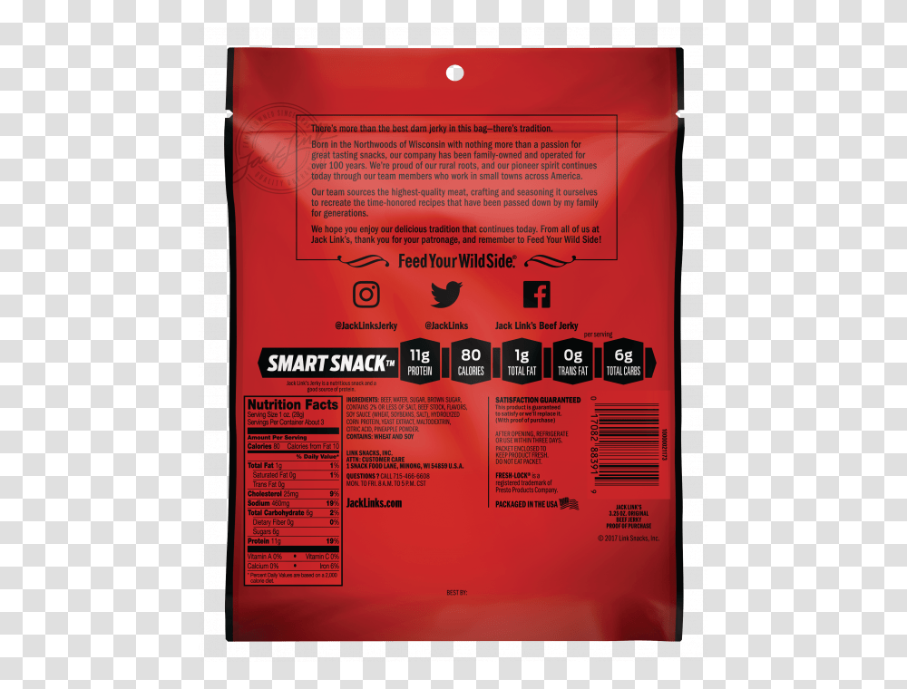 Beef Jerky Nutrition Facts Label, Advertisement, Poster, Flyer, Paper Transparent Png