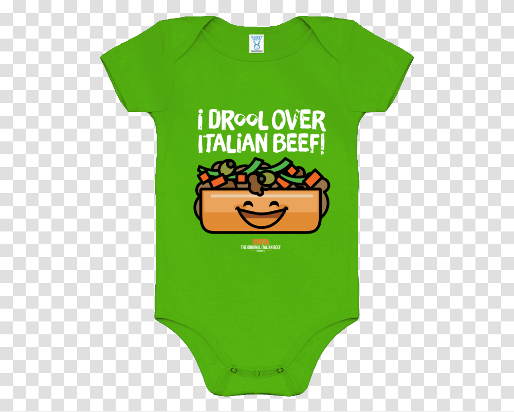 Beef Makes Me Drool Infant Bodysuit, Clothing, Apparel, T-Shirt, Food Transparent Png