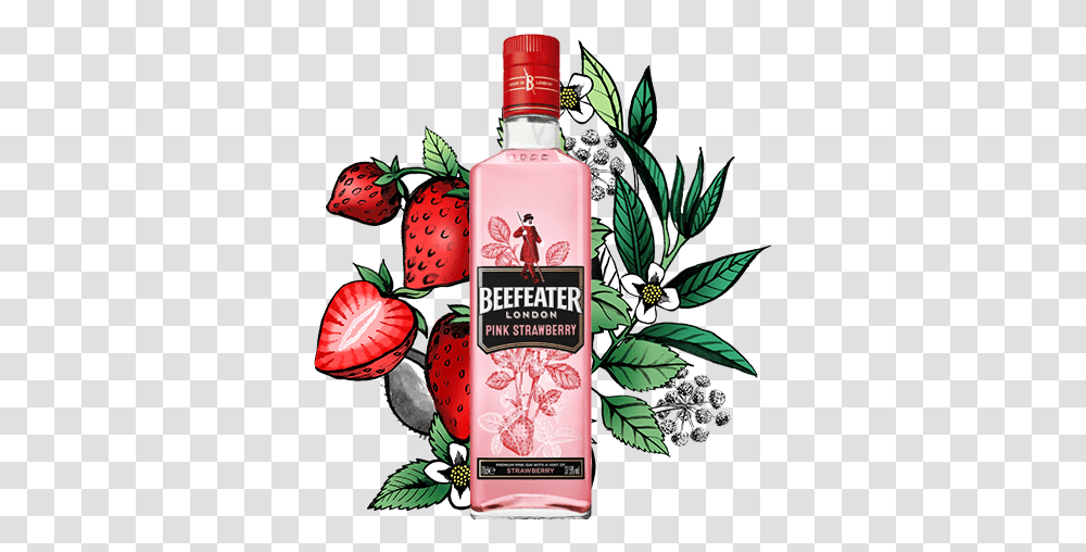 Beefeater Pink Gin Gin Beefeater Pink, Liquor, Alcohol, Beverage, Plant Transparent Png