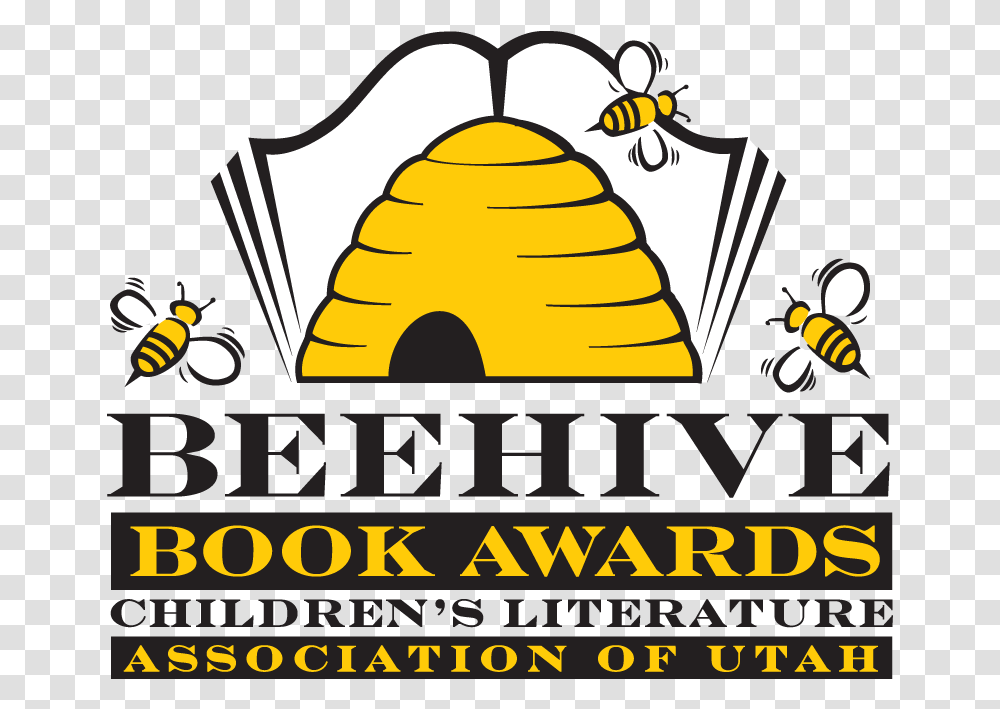 Beehive And Clau Logos Beehive Book Awards, Text, Label, Car, Vehicle Transparent Png
