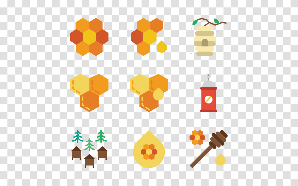 Beehive Icons, Number, Alphabet Transparent Png