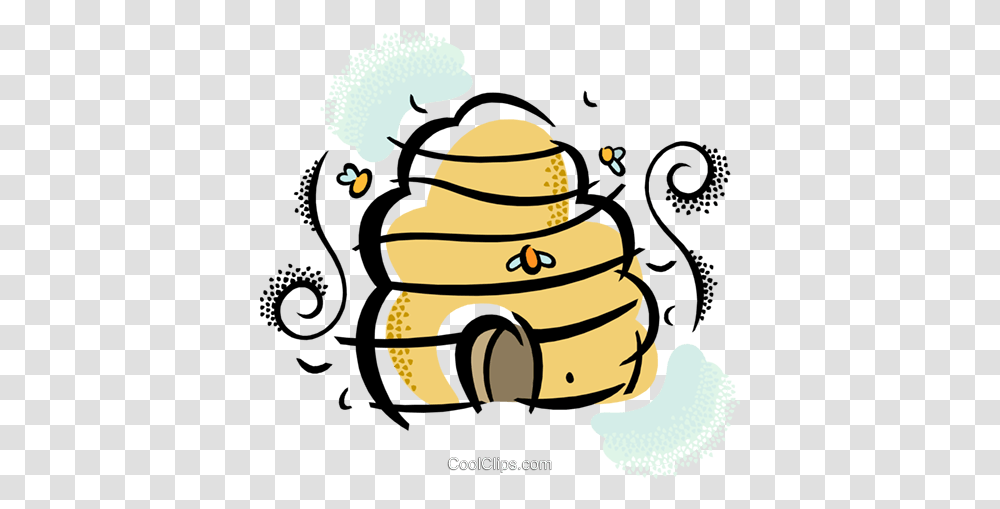 Beehive Royalty Free Vector Clip Art Illustration, Outdoors, Water, Nature Transparent Png