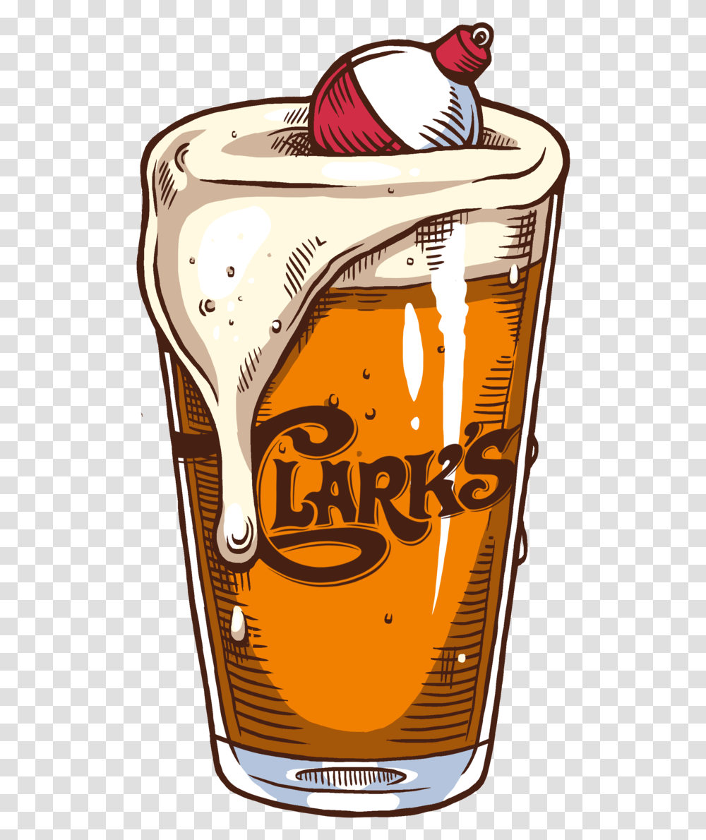 Beer And Bobber Illustration With Logo Color Beer, Alcohol, Beverage, Drink, Lager Transparent Png