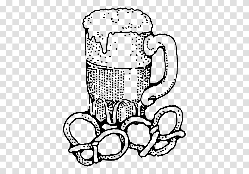 Beer And Pretzel Clip Art, Stein, Jug, Cup, Coffee Cup Transparent Png