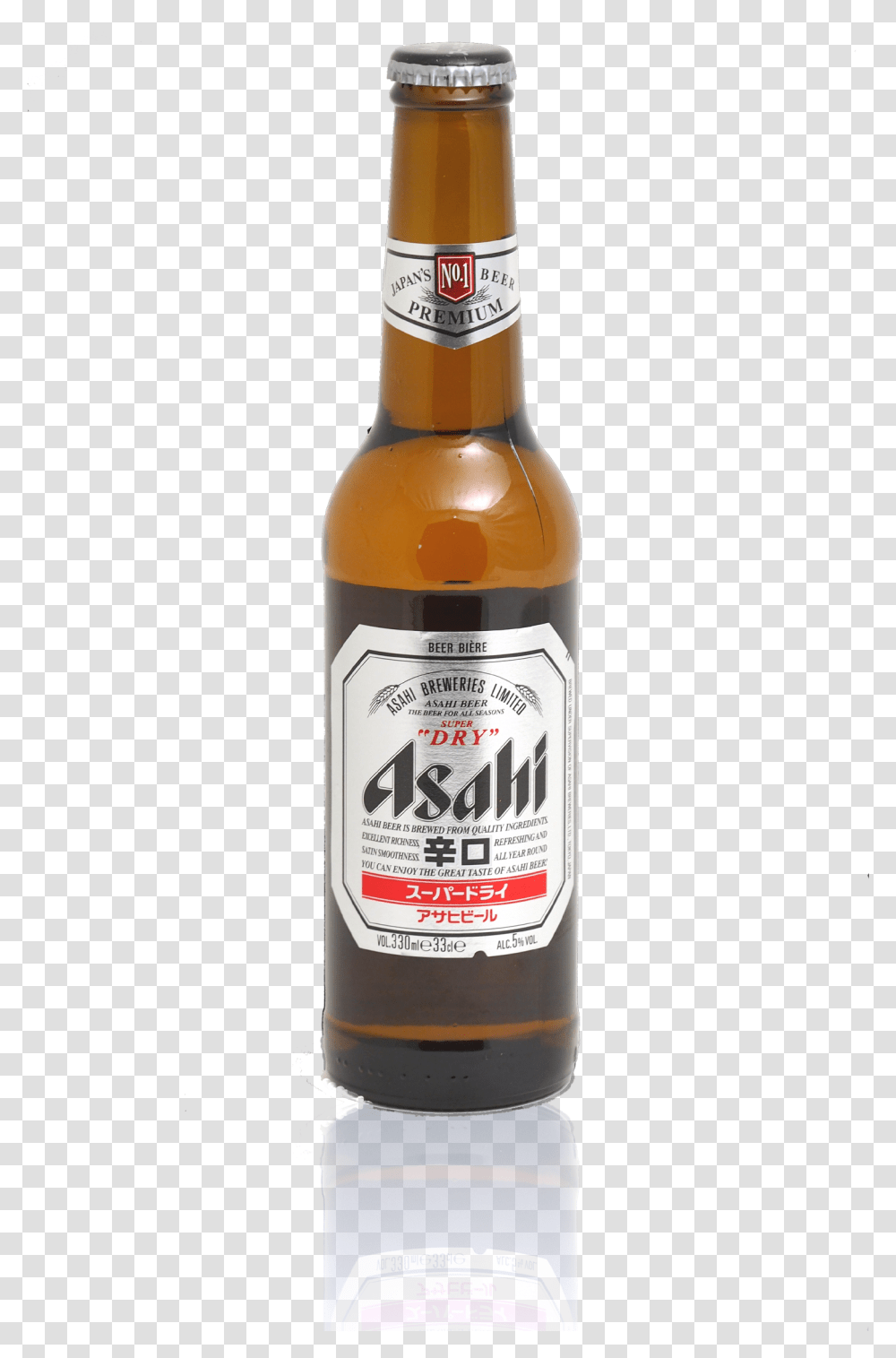 Beer Asahi Asahi Beer, Alcohol, Beverage, Drink, Bottle Transparent Png