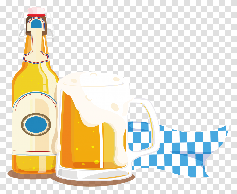 Beer Bottle, Alcohol, Beverage, Drink, Glass Transparent Png