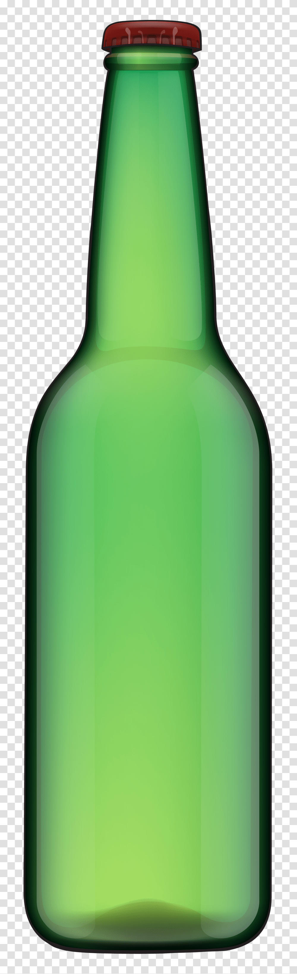 Beer Bottle, Alcohol, Beverage, Drink, Green Transparent Png