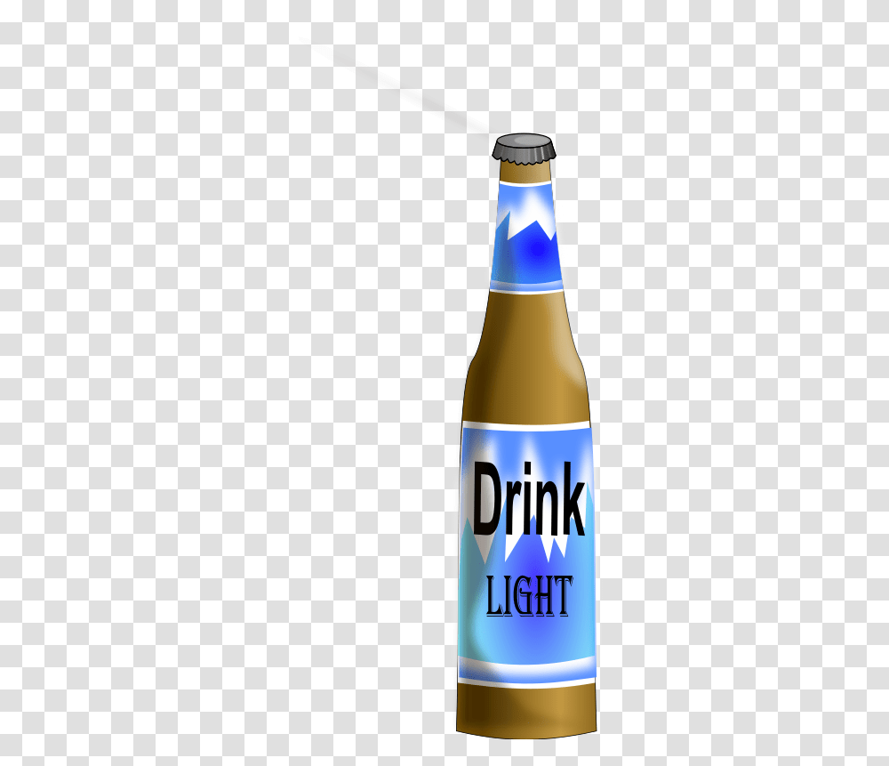 Beer Bottle Beer Bottle Plain Vector Blue, Alcohol, Beverage, Drink, Lager Transparent Png