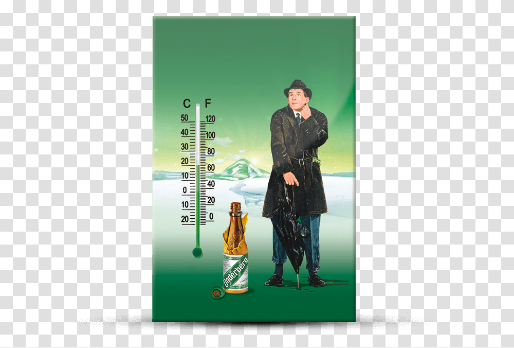 Beer Bottle, Person, Coat, Overcoat Transparent Png