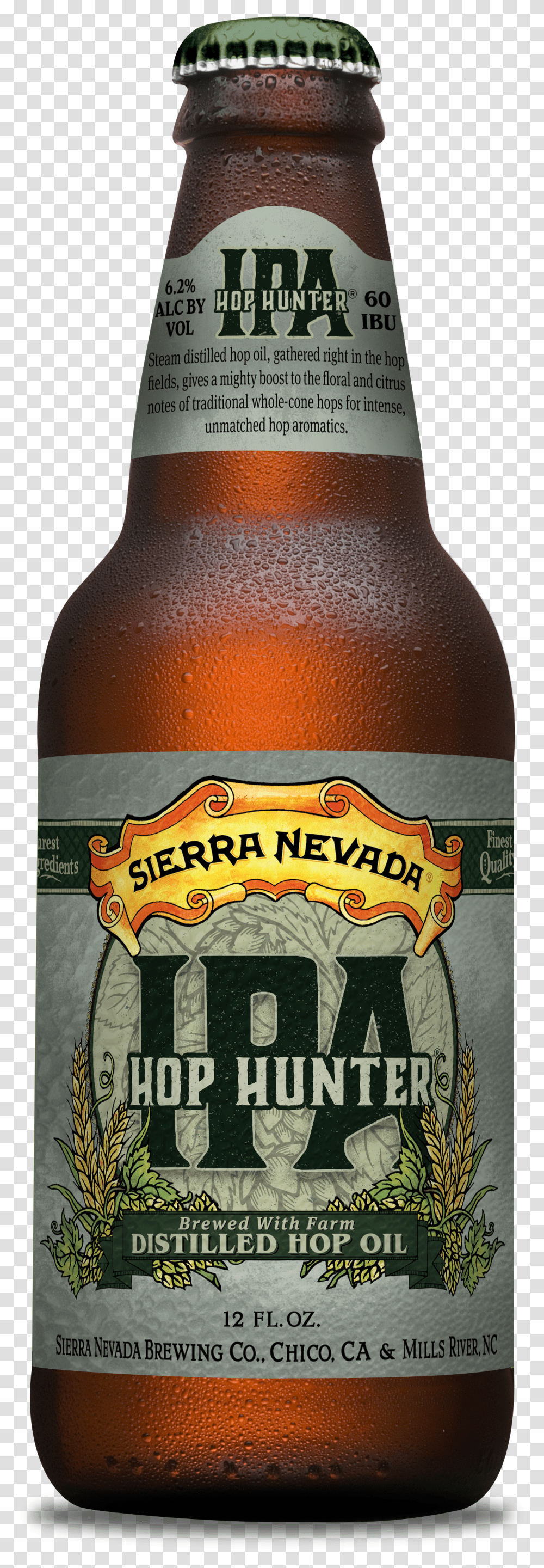 Beer Bottle Sierra Nevada Hop Hunter Transparent Png